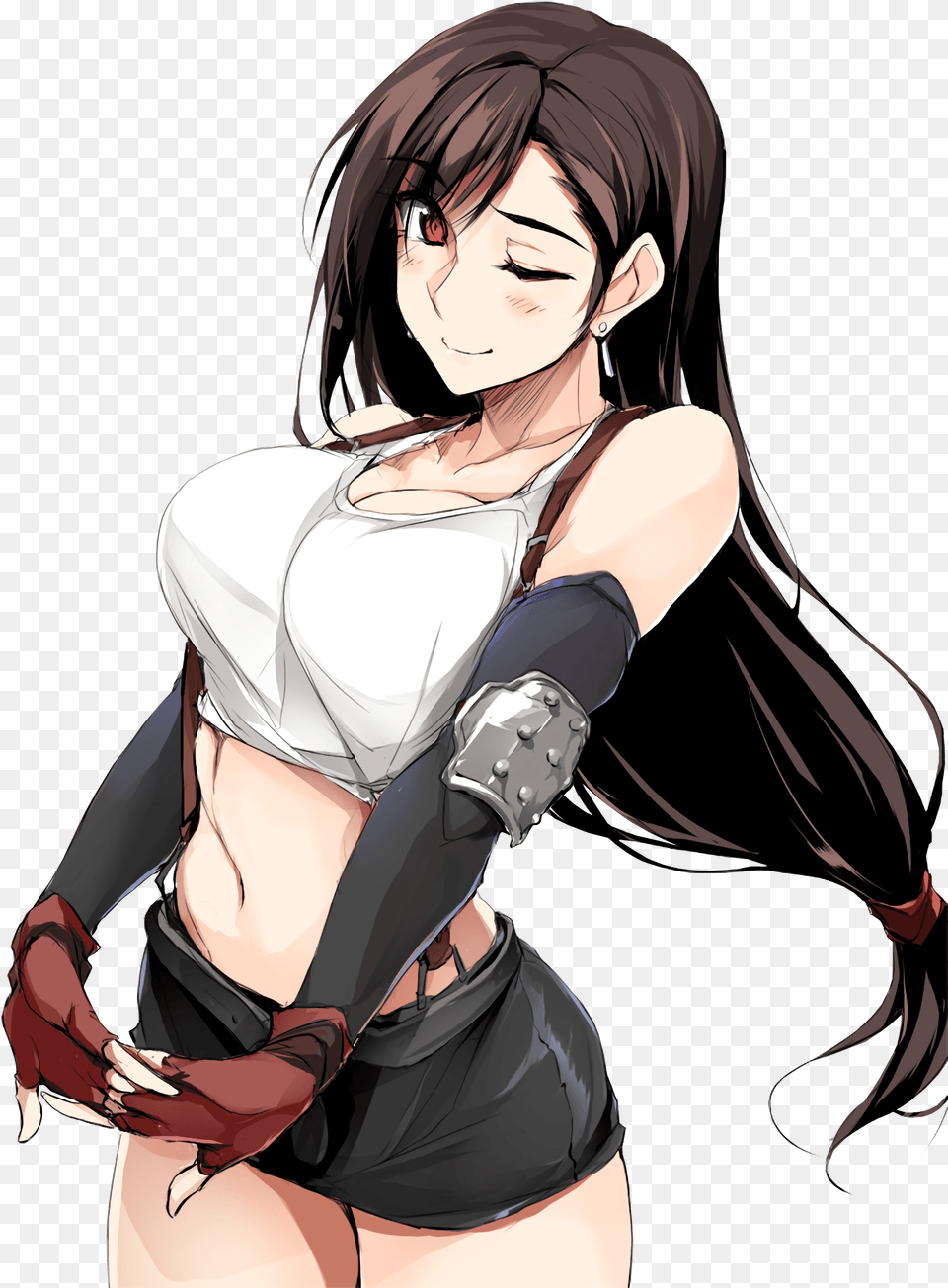 Final Fantasy Tifa Art, Adult, Publication, Person, Woman Free Png Download