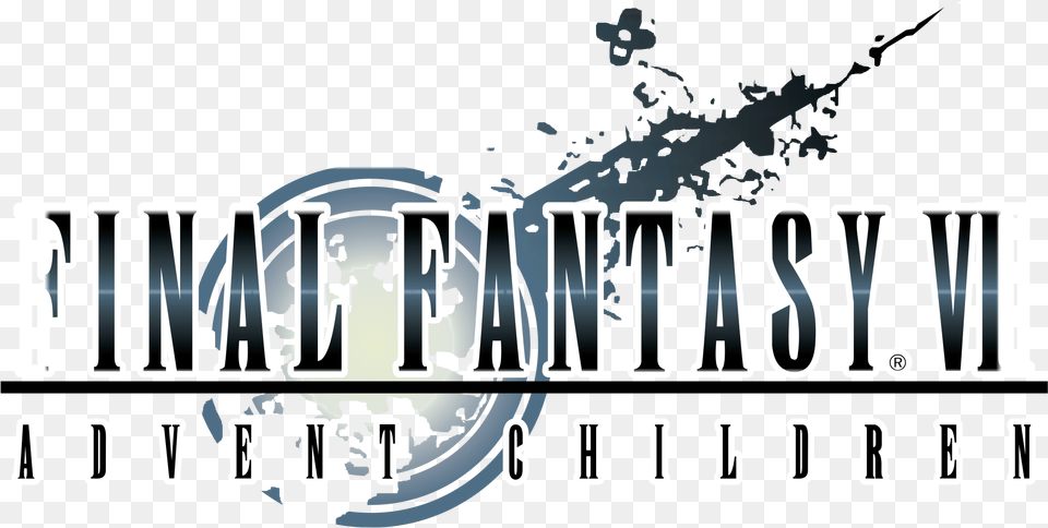 Final Fantasy Vii Advent Children Logo Final Fantasy Vii Advent Children, Scoreboard, Person, Text, Outdoors Free Transparent Png