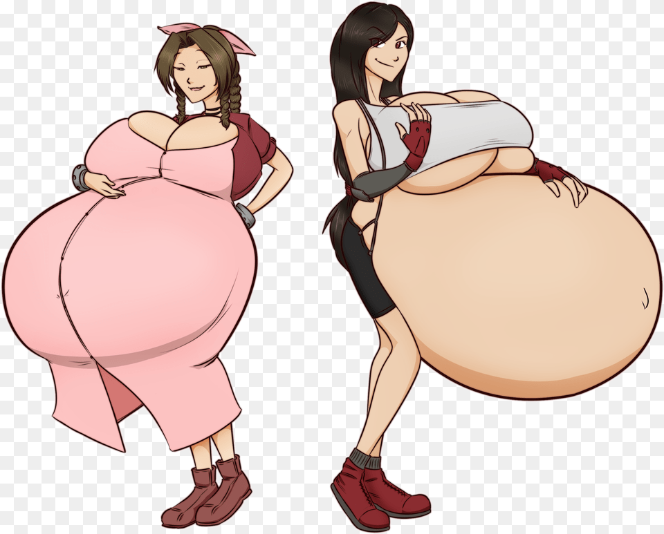 Final Fantasy Vii Aerith Gainsborough Tifa Lockhart Tifa Lockhart Inflation, Book, Publication, Comics, Adult Free Transparent Png