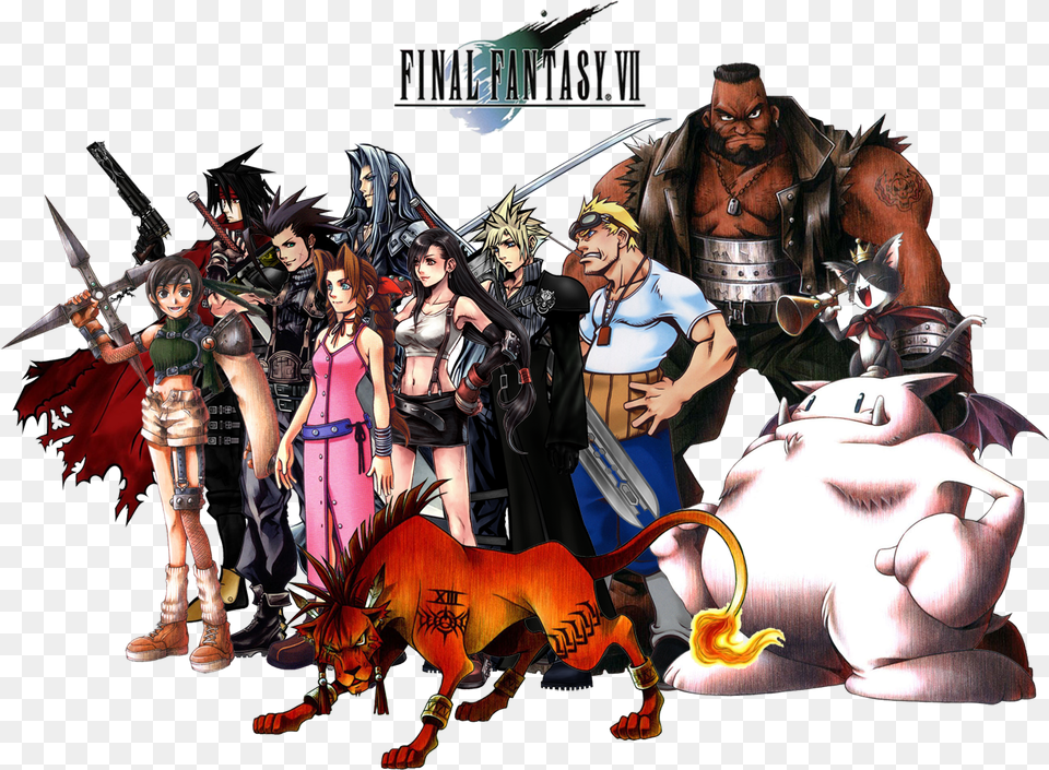Final Fantasy Vii Final Fantasy Vii Playstation Game, Adult, Publication, Person, Woman Free Png