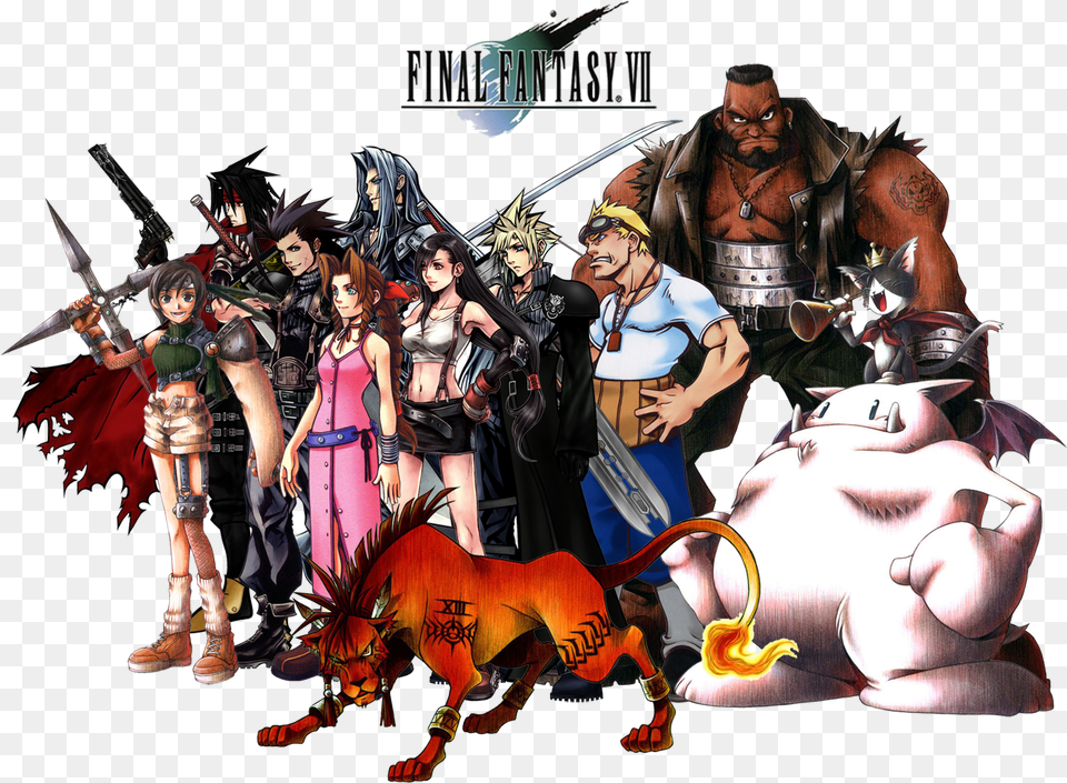 Final Fantasy Vii Original Art, Adult, Publication, Person, Woman Png