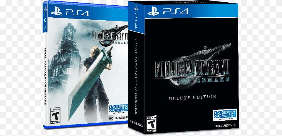 Final Fantasy Vii Remake Box, Book, Publication, Adult, Male Png Image