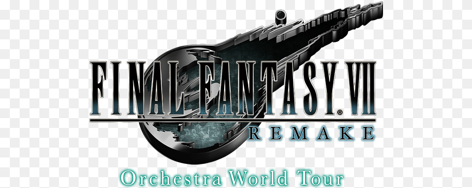 Final Fantasy Vii Remake Game Final Fantasy 7 Remake Logo, Advertisement, Cutlery, Poster, Fork Free Png Download