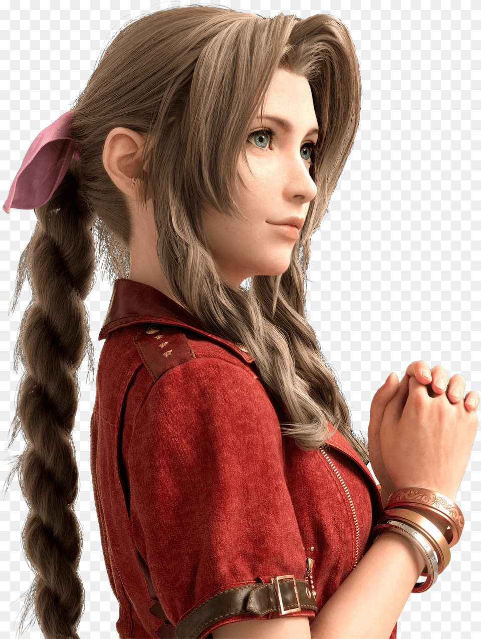 Final Fantasy Vii Remake Transparent All Ff7 Remake Tifa And Aerith, Person, Girl, Female, Child Free Png Download