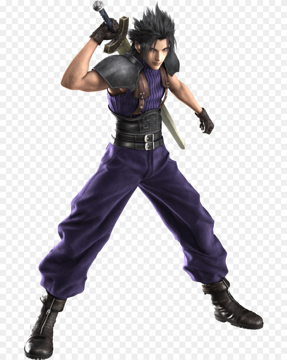 Final Fantasy Vii Zack Final Fantasy Zack Fair Cosplay, Clothing, Costume, Person, Head Free Transparent Png