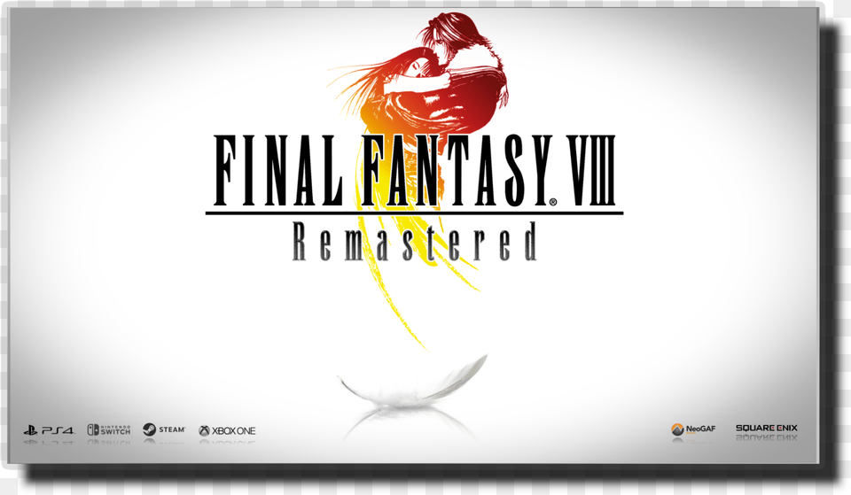 Final Fantasy Viii Remastered Logo, Advertisement, Poster, Adult, Publication Free Png