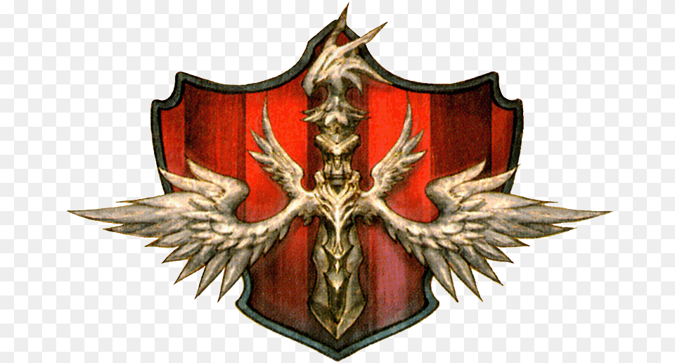 Final Fantasy Wiki Fantasy Crest, Armor, Animal, Bird, Shield Free Transparent Png