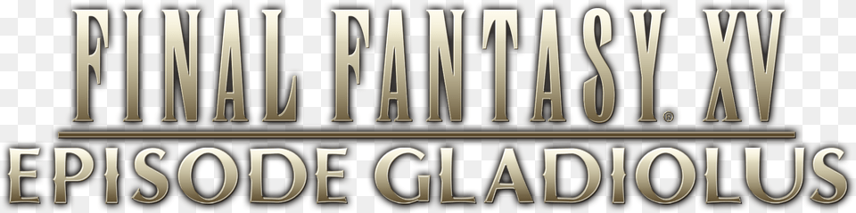 Final Fantasy Wiki Ffxv Episode Gladiolus Logo, Text, License Plate, Transportation, Vehicle Free Png