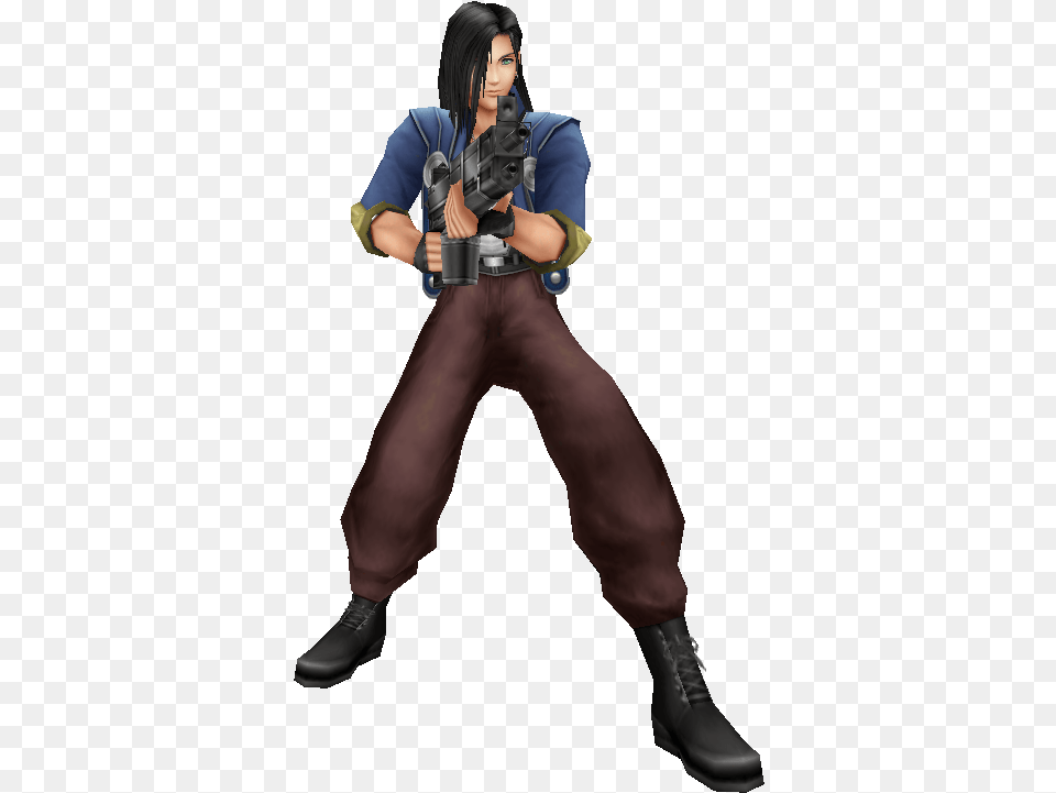 Final Fantasy Wiki Final Fantasy 8 Man Machine Gun, Clothing, Costume, Person, Adult Free Transparent Png