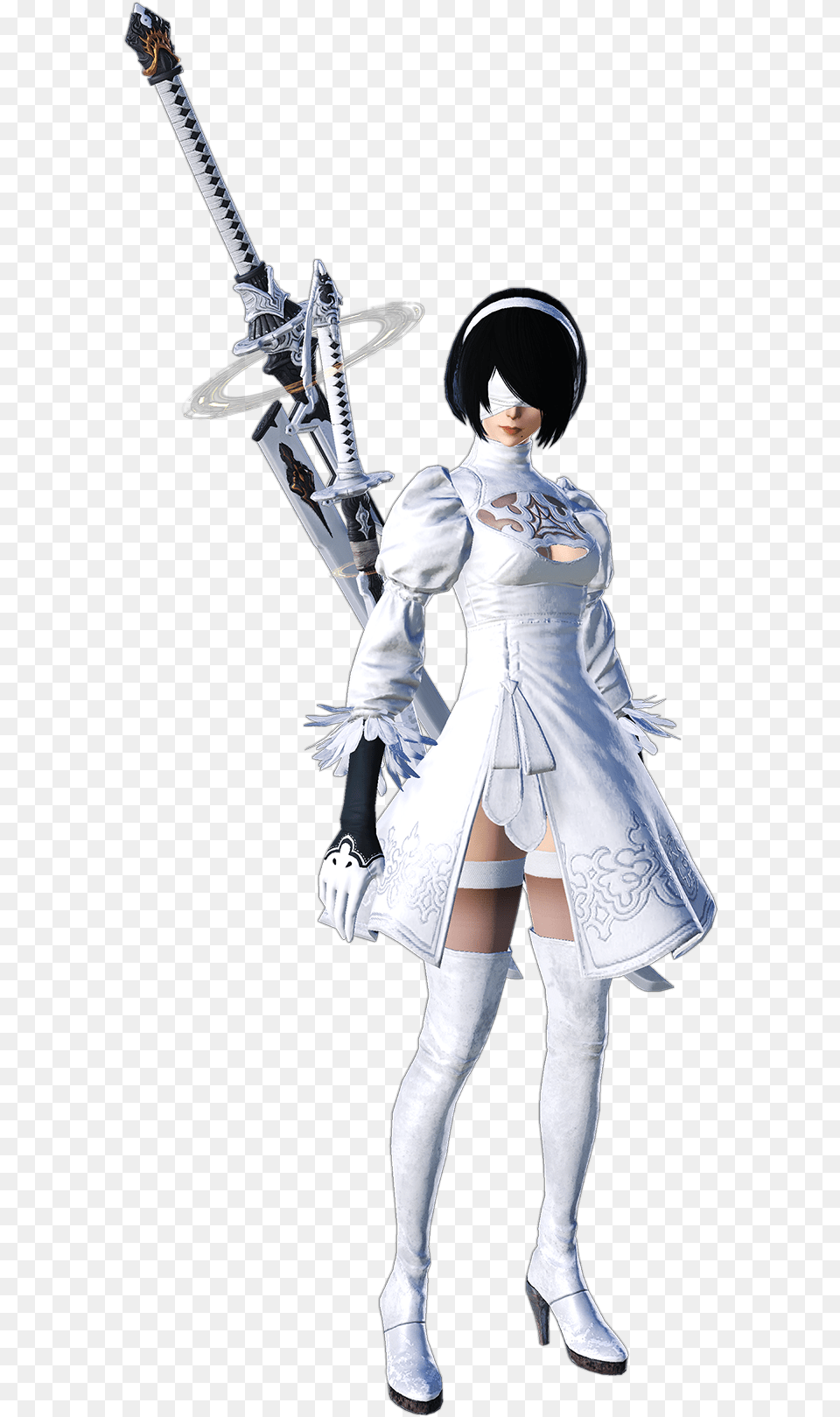 Final Fantasy Wiki Final Fantasy Xiv, Clothing, Costume, Weapon, Sword Png Image