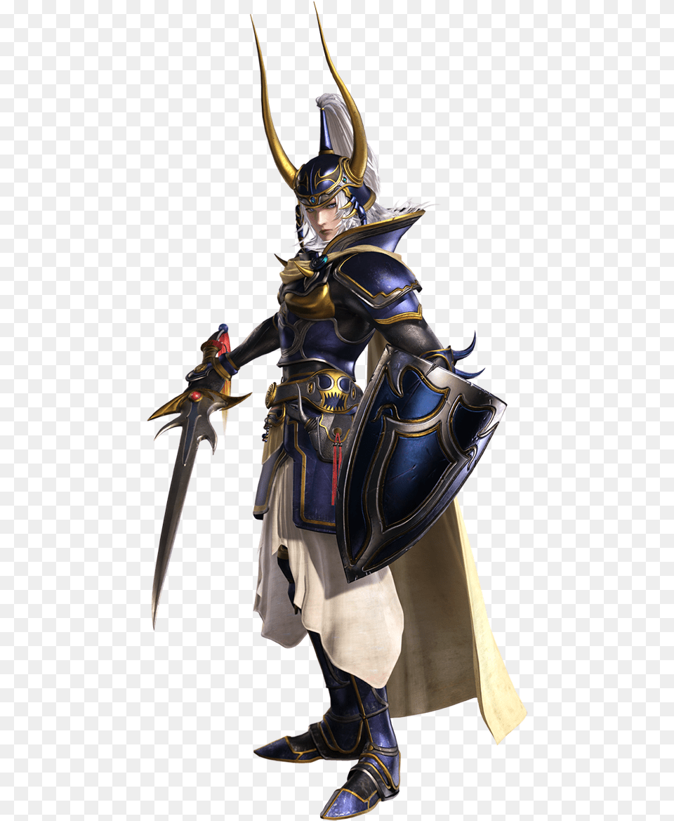 Final Fantasy Wiki Warrior Of Light Dissidia Nt, Adult, Weapon, Sword, Person Png Image