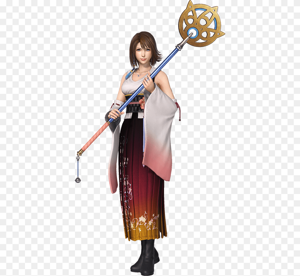 Final Fantasy Wiki Yuna Dissidia Nt Costumes, Adult, Person, Woman, Female Free Png
