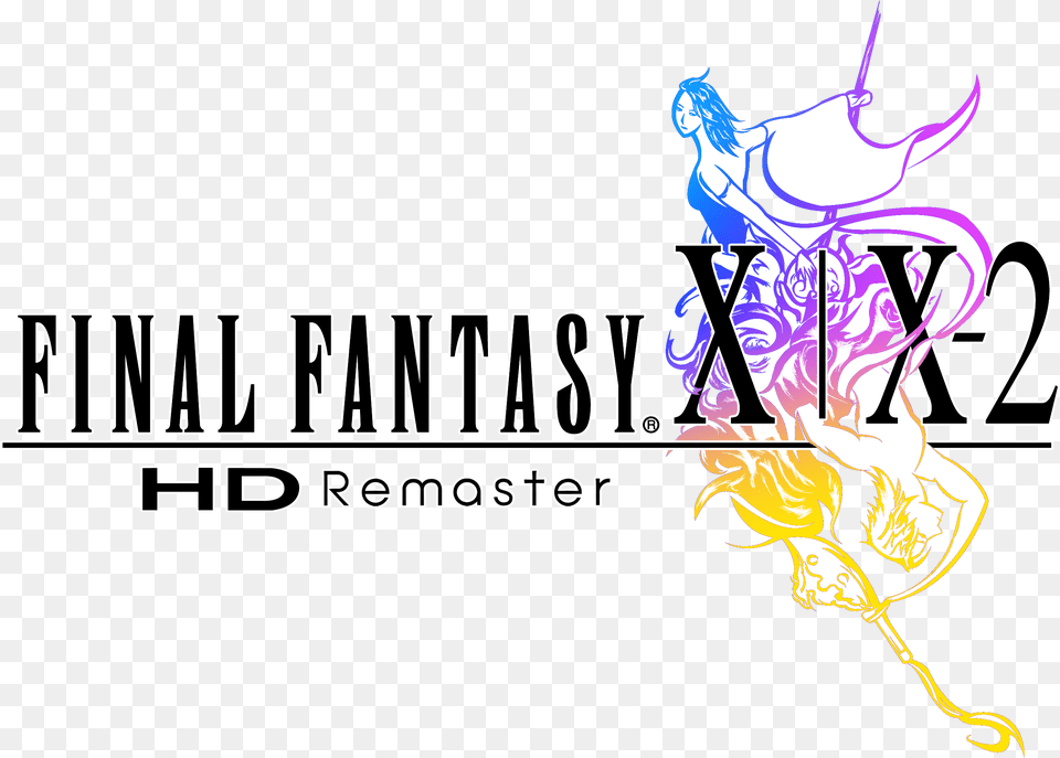 Final Fantasy X X 2 Hd Remaster Logo, Book, Publication, Comics Png Image