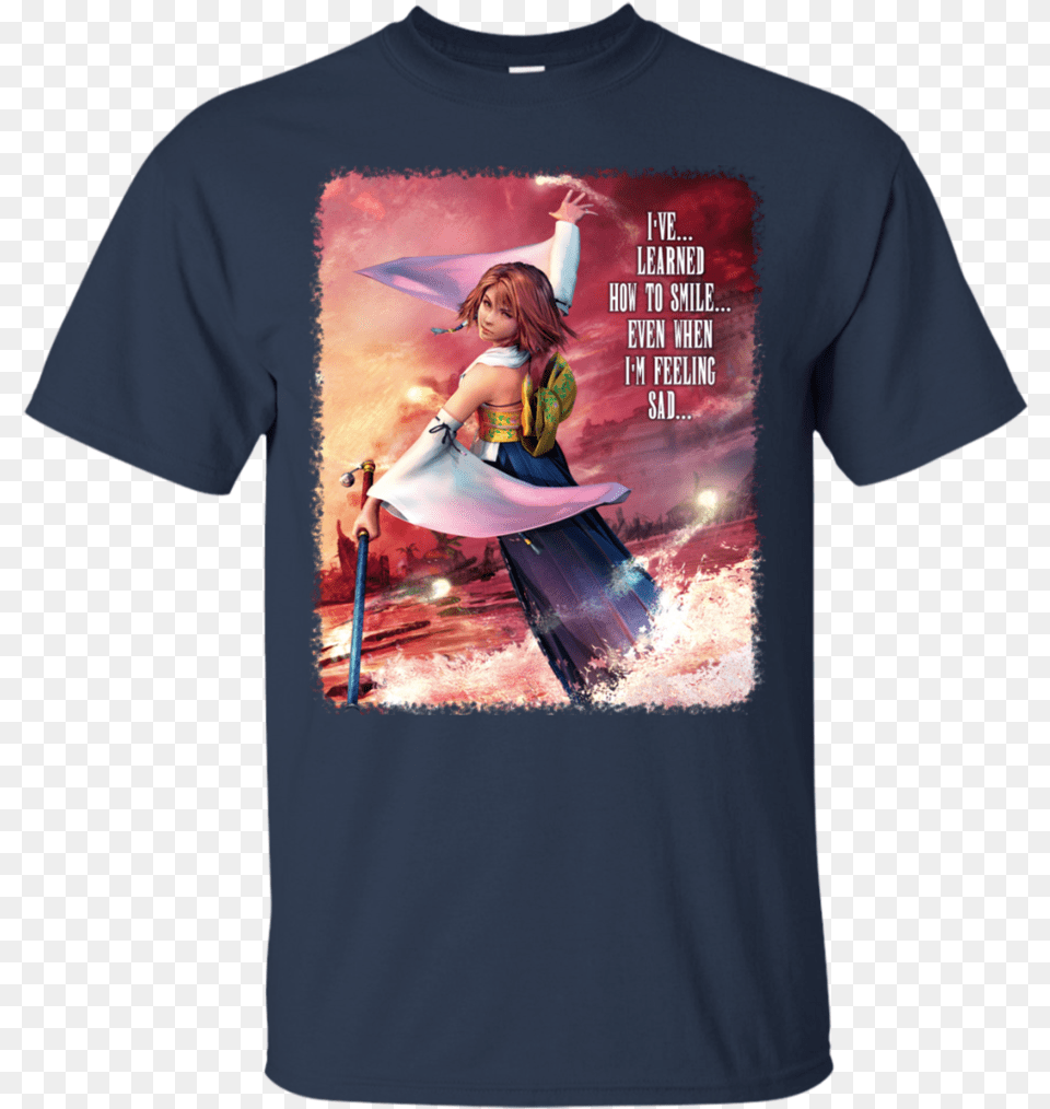 Final Fantasy X Yuna High Summoner Yuna T Shirt Amp Hoodie Final Fantasy X Wallpaper Phone, Clothing, T-shirt, Adult, Female Png