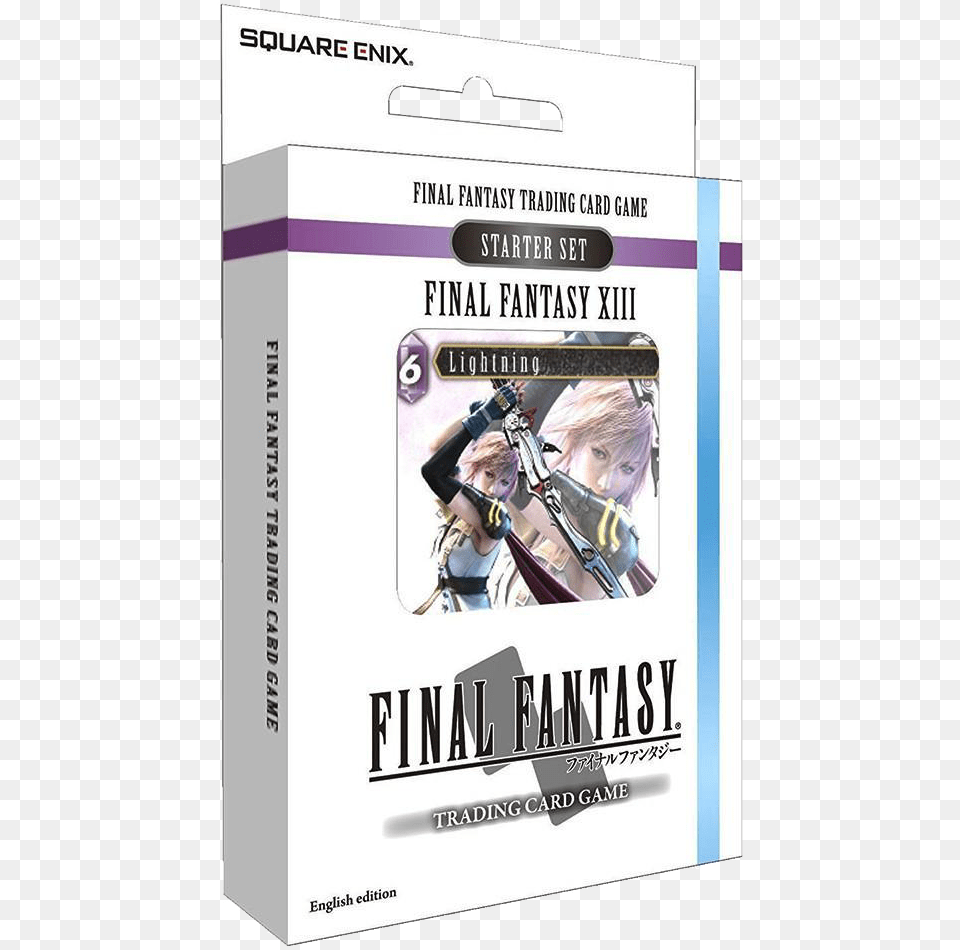 Final Fantasy Xiii Starter Deck, Advertisement, Poster, Firearm, Weapon Free Transparent Png