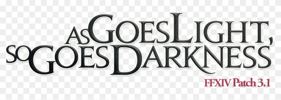 Final Fantasy Xiv Heavensward As Goes Light So Goes Darkness, Text Free Png