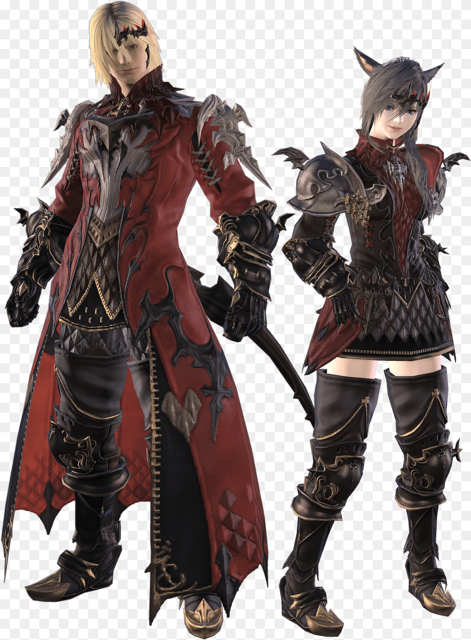 Final Fantasy Xiv X Monster Hunter World Collaboration Dinosaur Leather Set Ffxiv Free Png