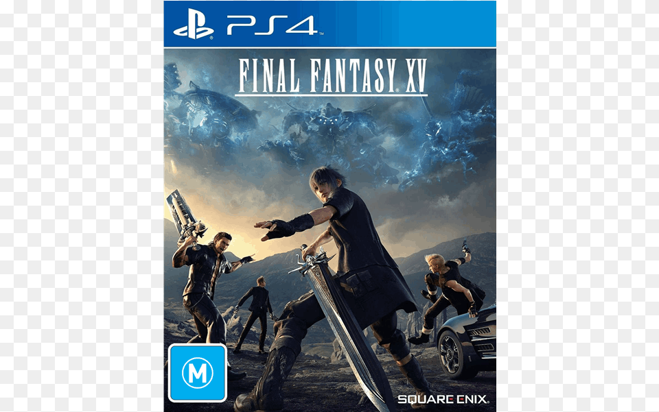 Final Fantasy Xv, Advertisement, Adult, Poster, Person Free Png Download