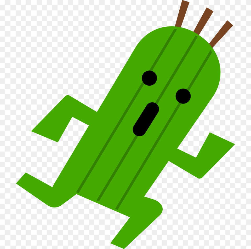 Final Fantasy Xv Cactuar Decal By Inertspark Final Fantasy Cactuar, Green Free Transparent Png