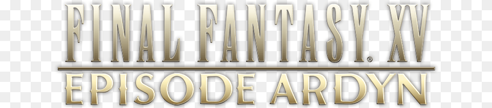 Final Fantasy Xv Episode Ardyn Logo, Text, Scoreboard Free Transparent Png