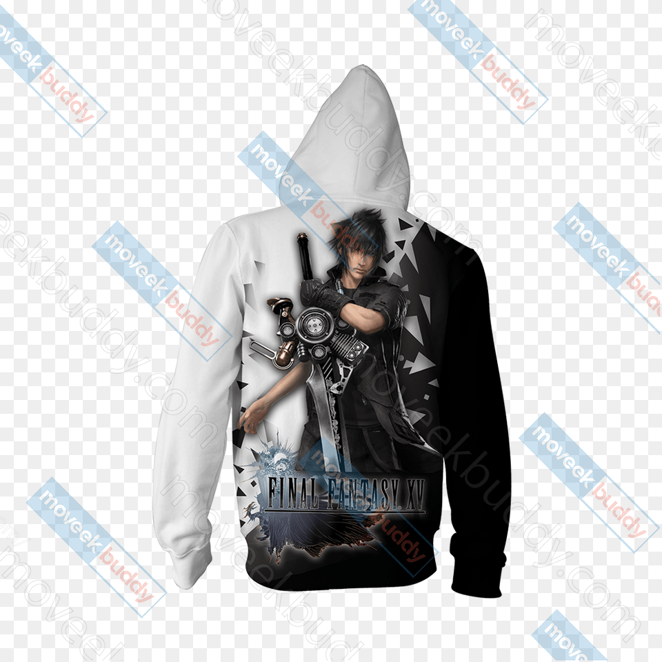 Final Fantasy Xv Hoodie, Clothing, Sweatshirt, Sweater, Photography Png Image