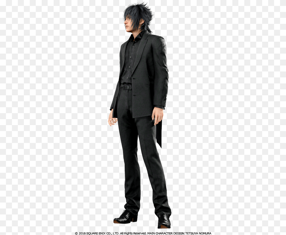 Final Fantasy Xv Noctis Suits, Tuxedo, Suit, Clothing, Coat Free Transparent Png