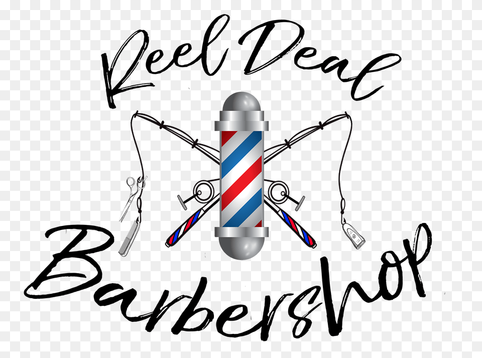 Final Reel Deal Barber Shop Logo Free Png Download