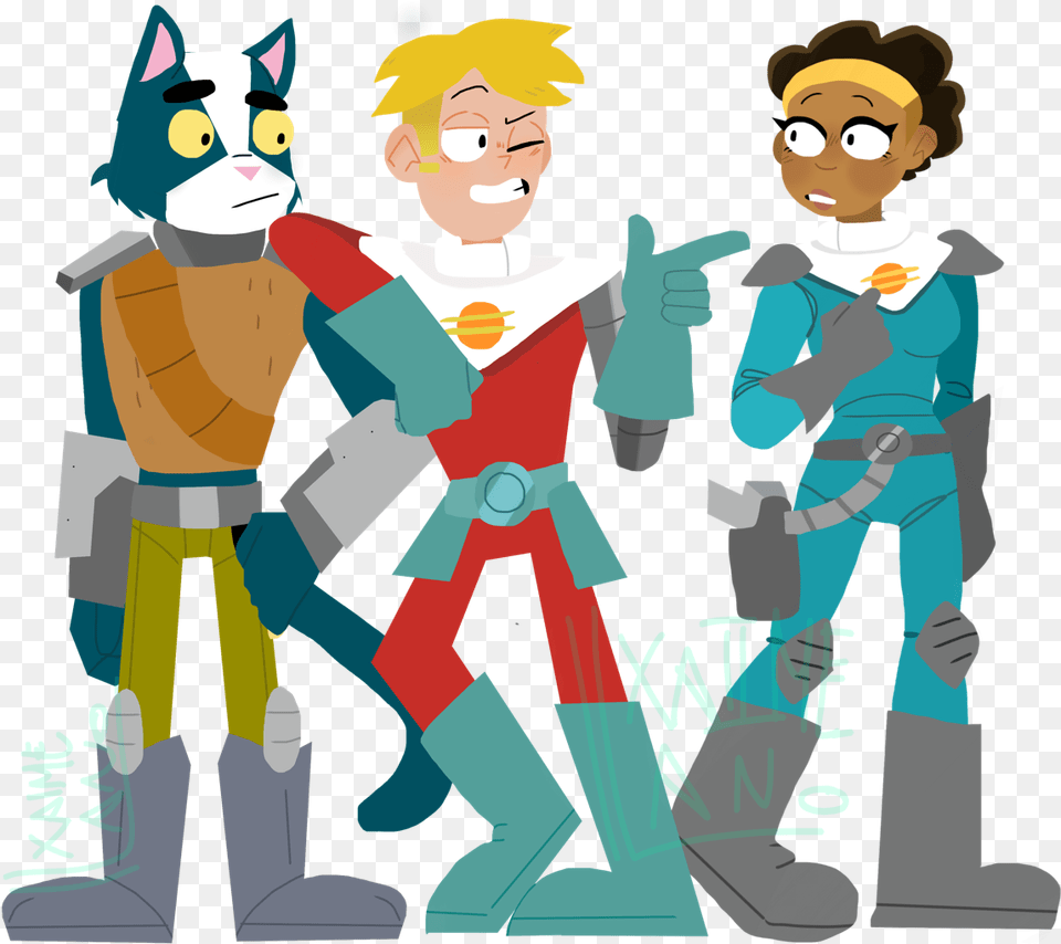 Final Space Uwu Its The Iconic Trio Cartoon, Publication, Book, Comics, Baby Png Image
