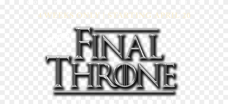 Final Throne Chicago Popup Bar Graphic Design, Book, Publication, Text, Architecture Png