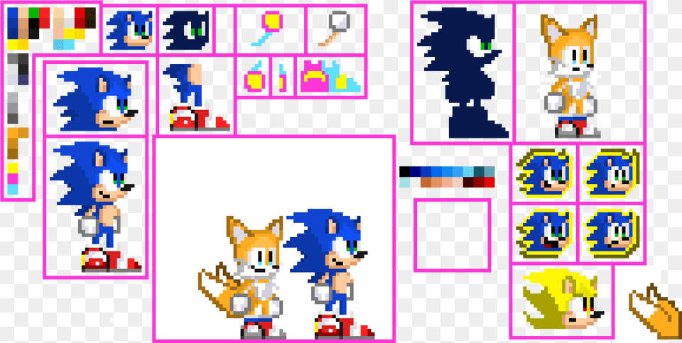 Finally An Update To The Sonic Sprite Sheet Everyone Sonic Exe Sprite Animation, Person Free Transparent Png