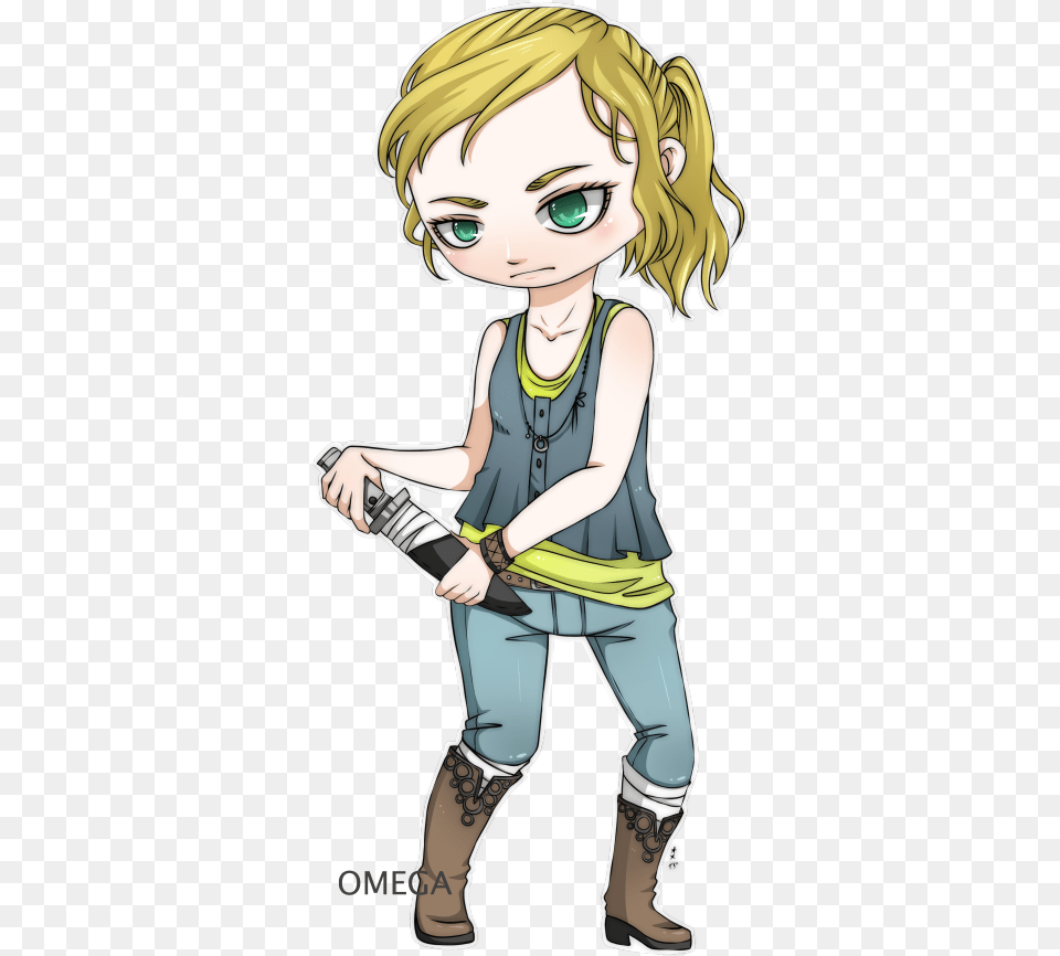 Finally Comlpleted The Walking Dead Chibi Of Rick Grimes Beth Chibi Twd, Book, Comics, Publication, Baby Free Transparent Png