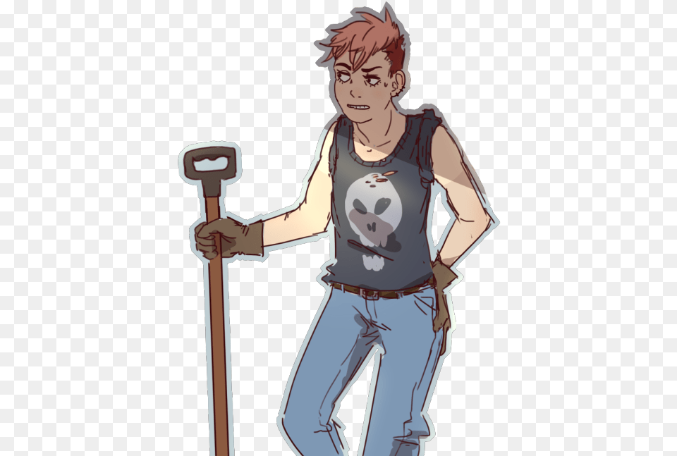 Finally Drew A Real Picture Of My Farmer In Stardew Cartoon, Adult, Male, Man, Person Free Transparent Png