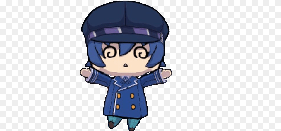 Finally Of Dizzy Naoto Persona 4 Naoto Chibi, Book, Comics, Publication, Baby Png Image