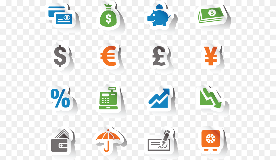 Finance Icon Vector Download, Text, Recycling Symbol, Symbol Free Transparent Png