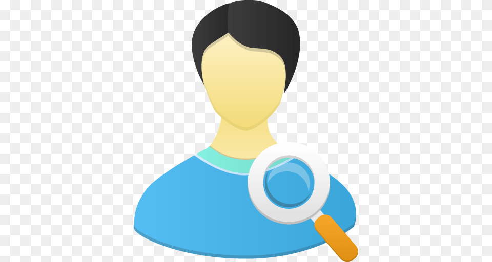 Finance Icons, Person, Magnifying Free Png