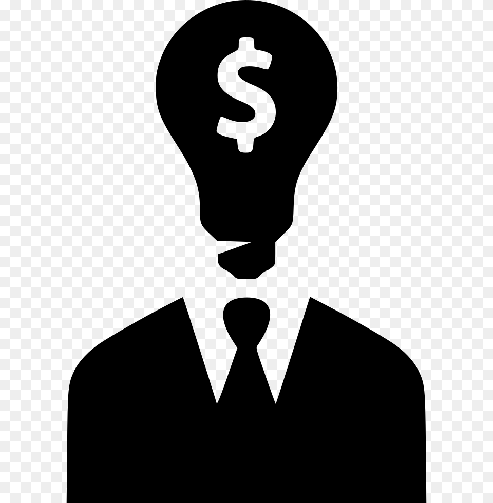 Financial Advisor Icon Black, Light, Stencil, Adult, Male Png Image