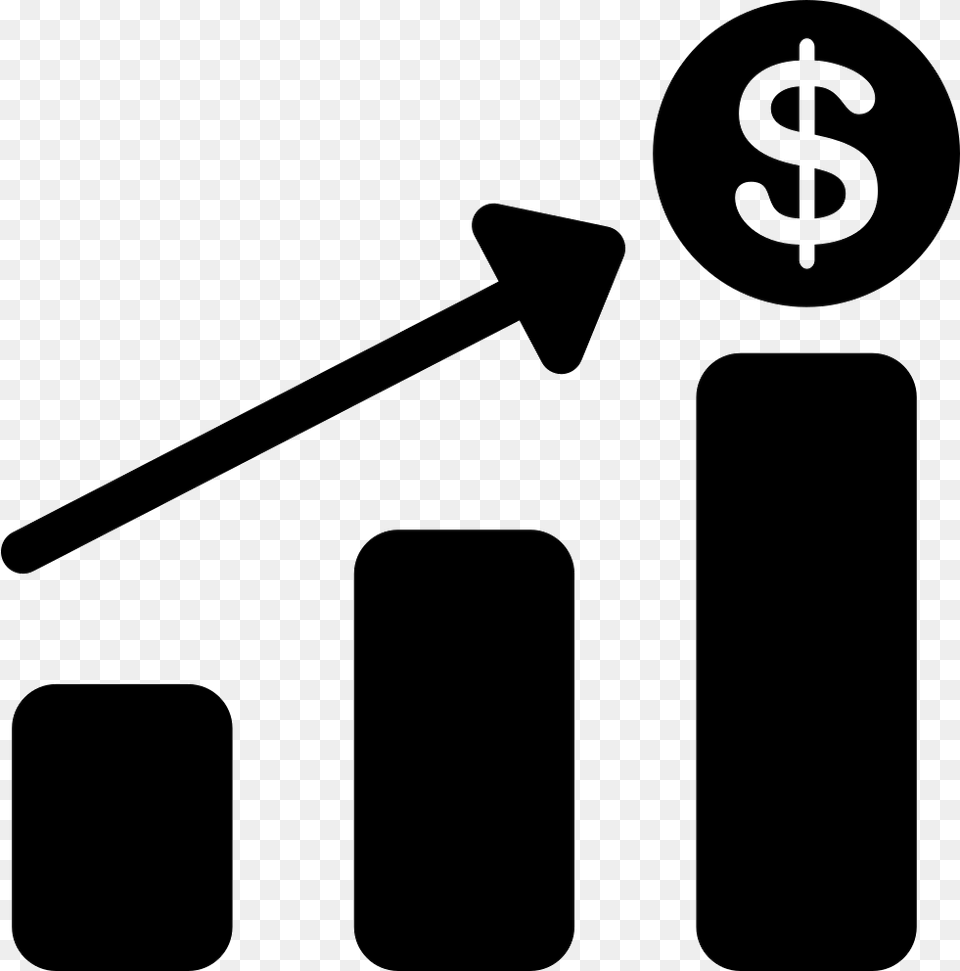 Financial Bar Chart Revenue Icon, Stencil, Smoke Pipe, Symbol Free Png