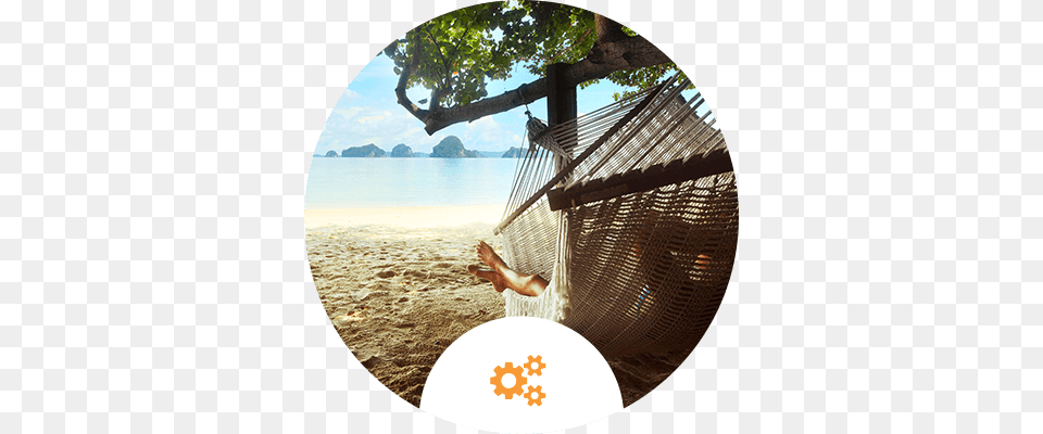 Financially Sound Program Hammock By The Beach, Furniture Free Png Download
