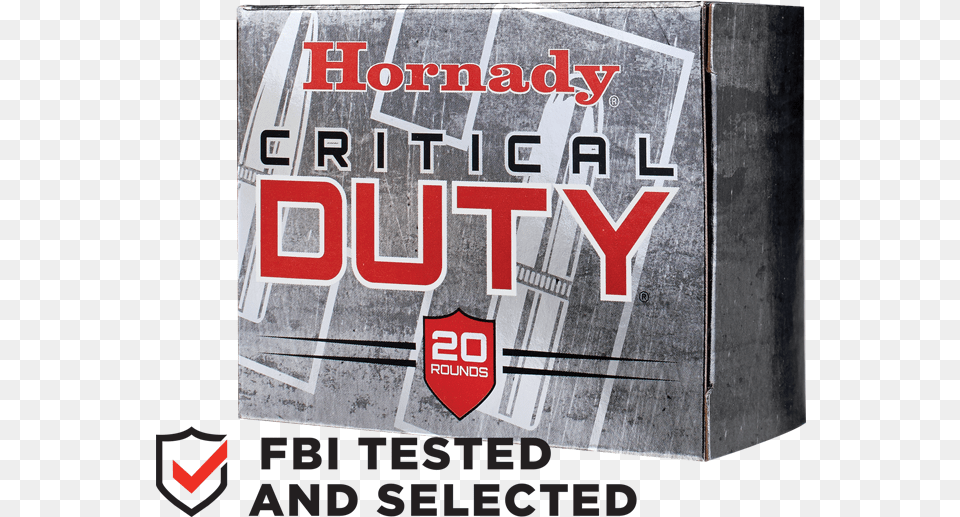 Find A Retailer Hornady Ammunition Horn Crit Duty 357mag 135gr, Book, Publication, Scoreboard, Advertisement Free Png Download