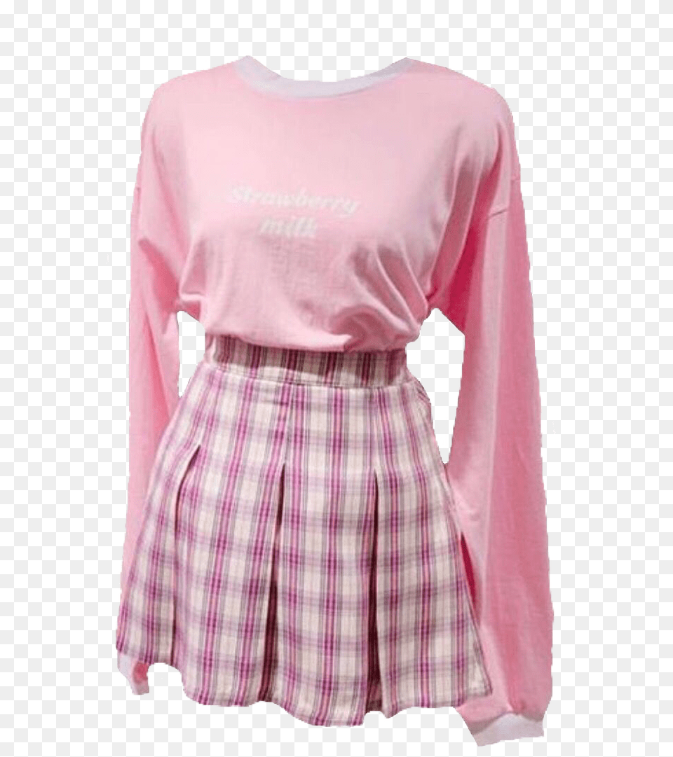 Find Images And Videos About Pink Outfit And Clothes Transparent Aesthetic Clothes, Blouse, Clothing, Long Sleeve, Sleeve Png