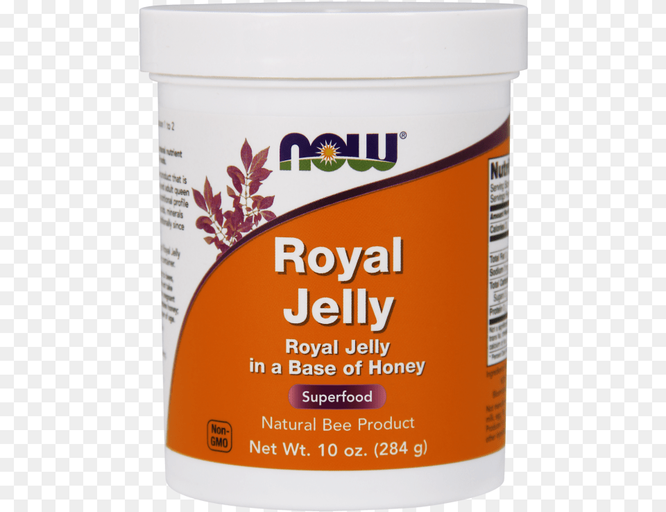 Find In Store Now Foods Royal Jelly Fresh Mg 10 Oz, Herbal, Herbs, Plant, Can Free Png Download