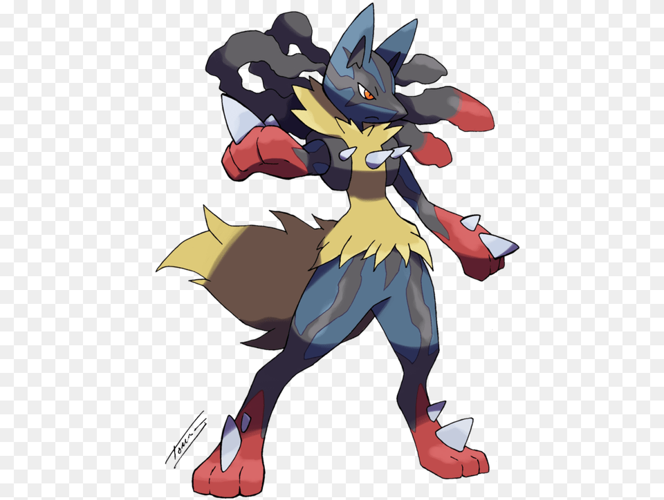 Find Lucario In Pokmon Fire Red Pokemon Mega Lucario, Baby, Person, Book, Comics Free Png Download
