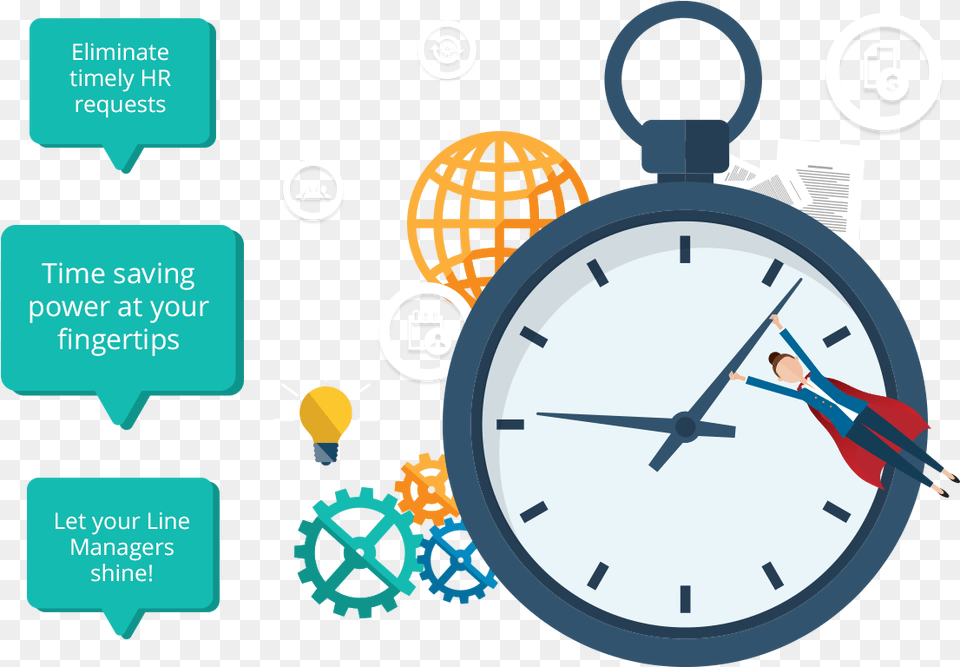 Find More Hours In The Day And Still Leave On Time Fork And Knife Clock, Analog Clock, Machine, Wheel Png Image