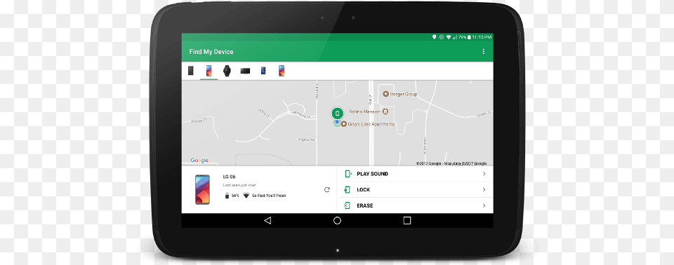Find My Device Android Tablet, Computer, Electronics, Tablet Computer Free Png