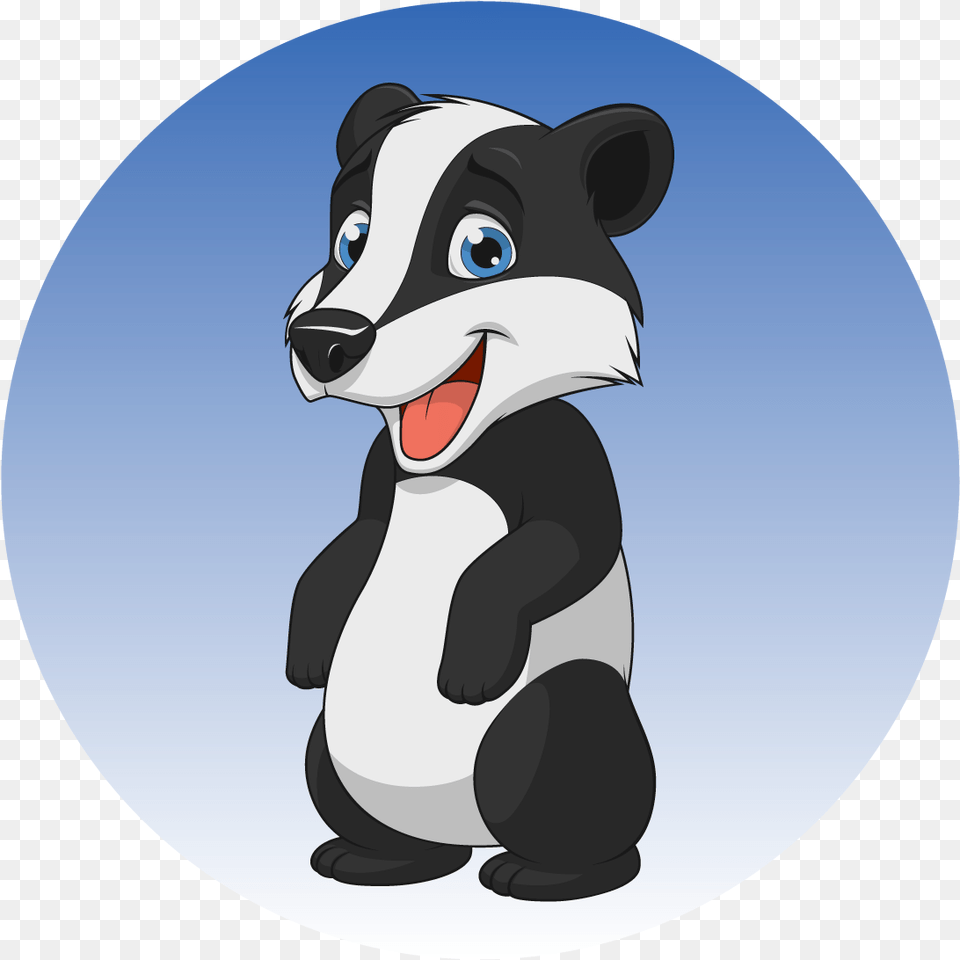 Find Out Why Your Neighbors In Burlington Wi Trust Cute Badger Cartoon Clip Art, Animal, Bear, Mammal, Wildlife Free Png Download