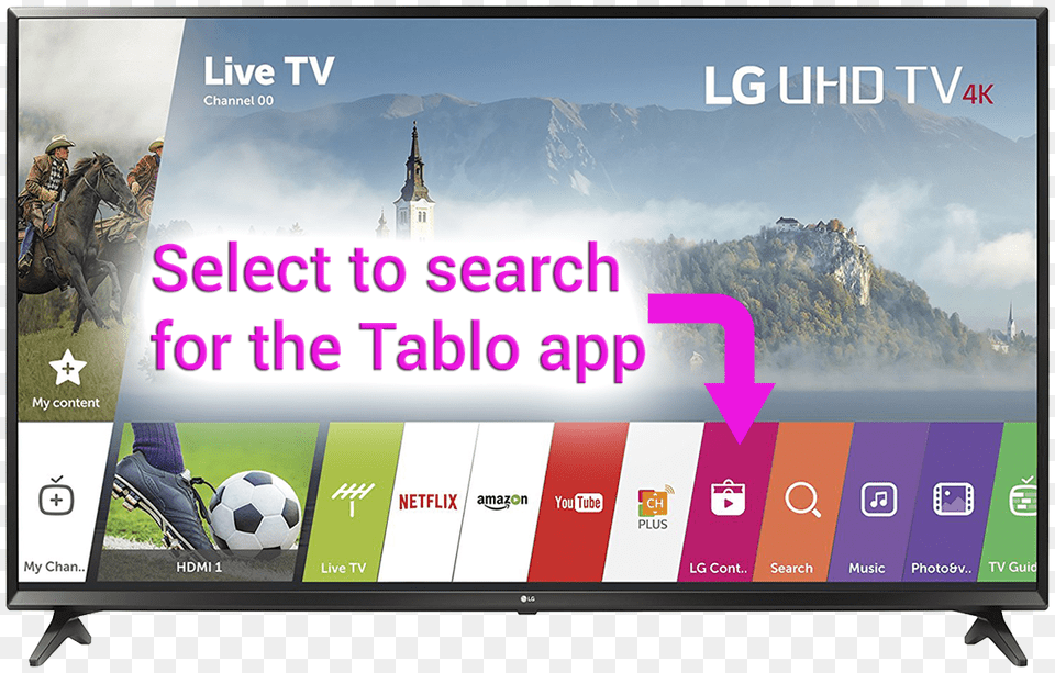 Find Tablo App Lg Smart Tv Lg Uhd Tv 4k, Screen, Monitor, Computer Hardware, Electronics Free Png Download