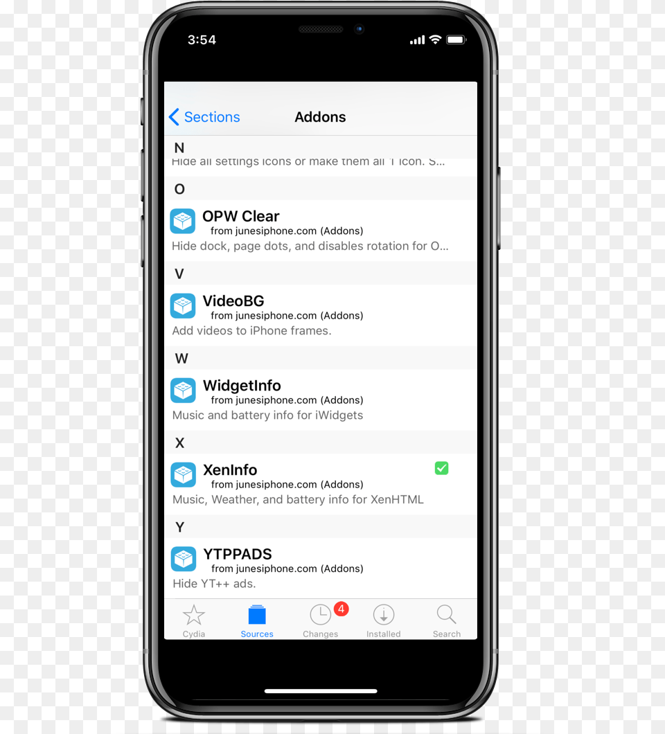 Find This By Going To Cydia Clicking Sources My Repo Pantalla Iphone X, Electronics, Mobile Phone, Phone, Text Free Png Download