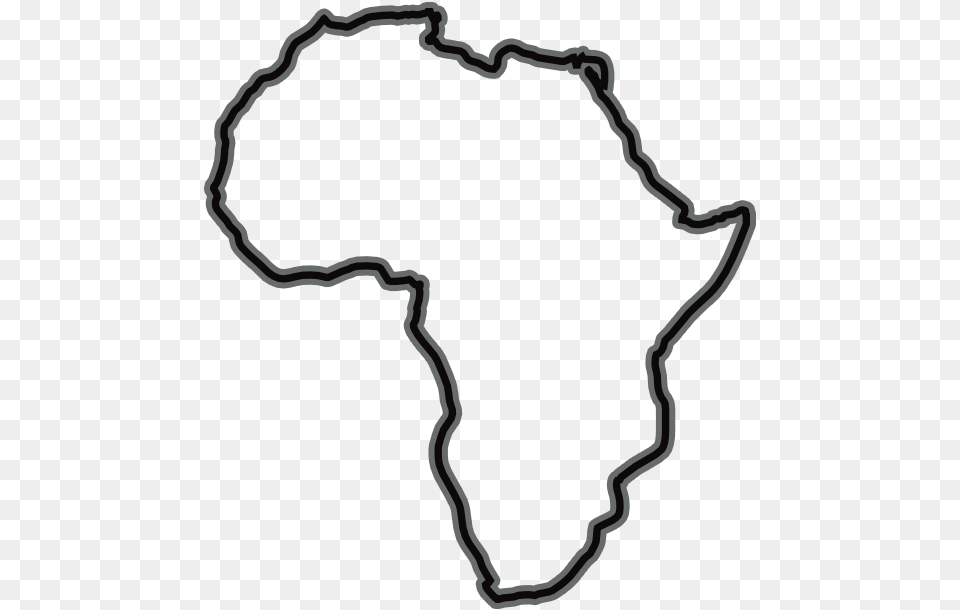 Find Us Africa Outline Drawing, Chart, Plot, Silhouette, Smoke Pipe Free Transparent Png