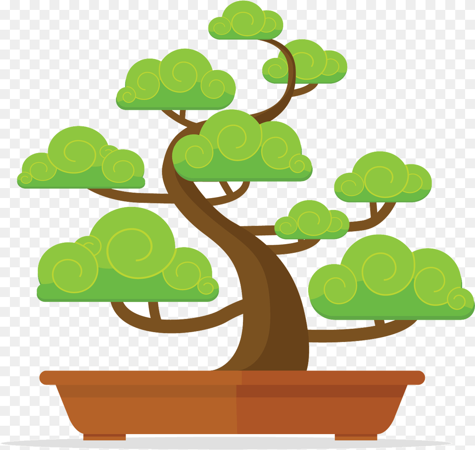 Find Your Bonsai Vector Set Bonsai, Plant, Potted Plant, Tree, Dynamite Free Png