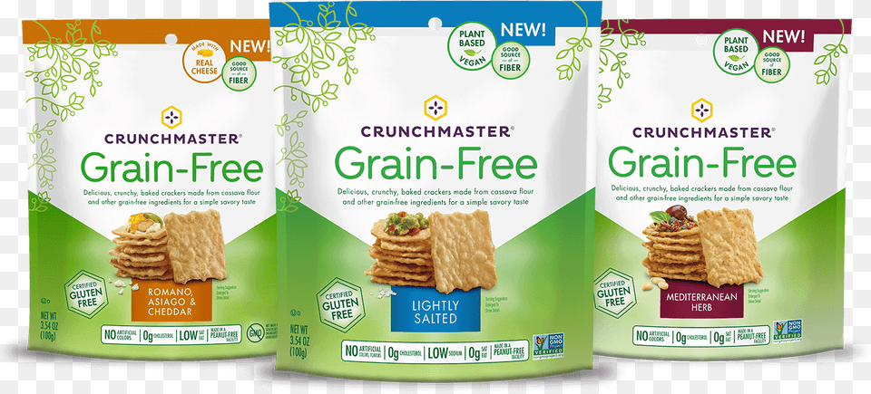 Find Your Goodness Without Grain Crunchmaster Grain Crackers, Advertisement, Poster, Bread, Cracker Free Png